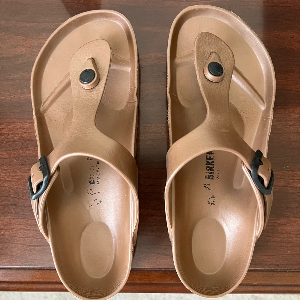 Birkenstock EVA Gizeh - Copper - Size 37 (US 6-6.5) - waterproof